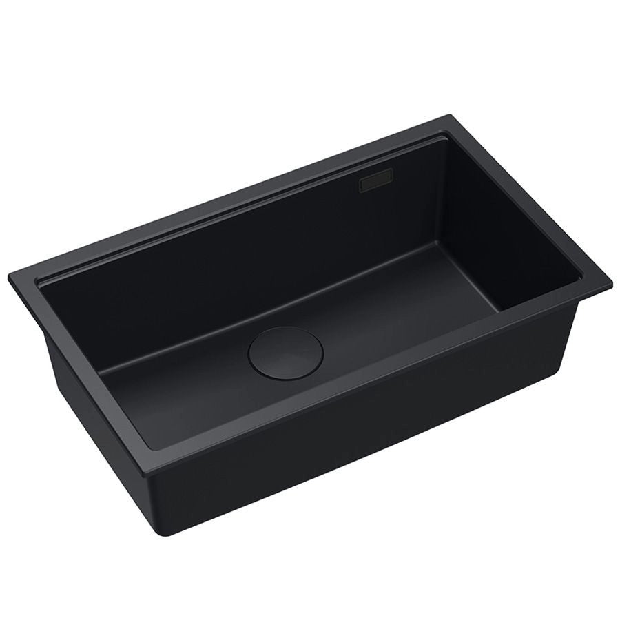 Lavello In Granito Logan 110 Black Tappo nero