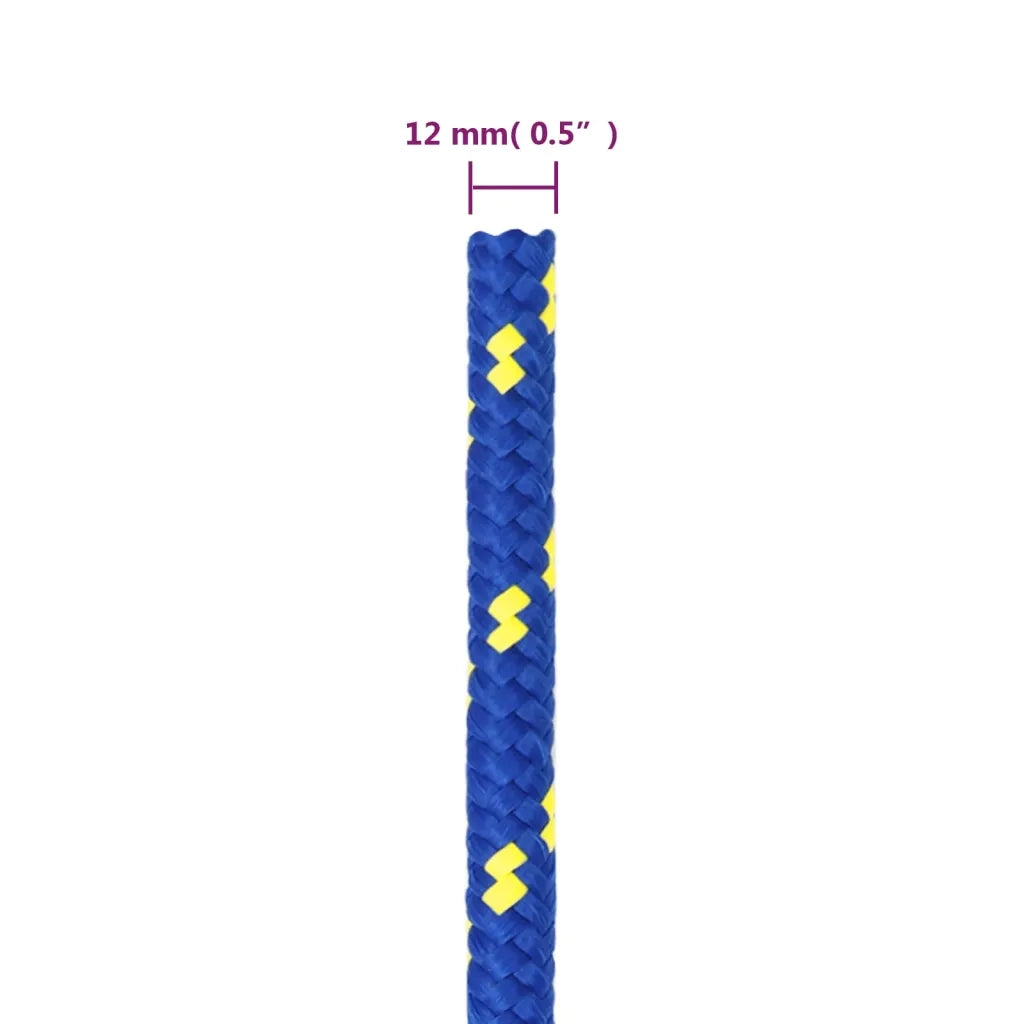 Corda per barca Blu 12 mm 25 m in Polipropilene 152458