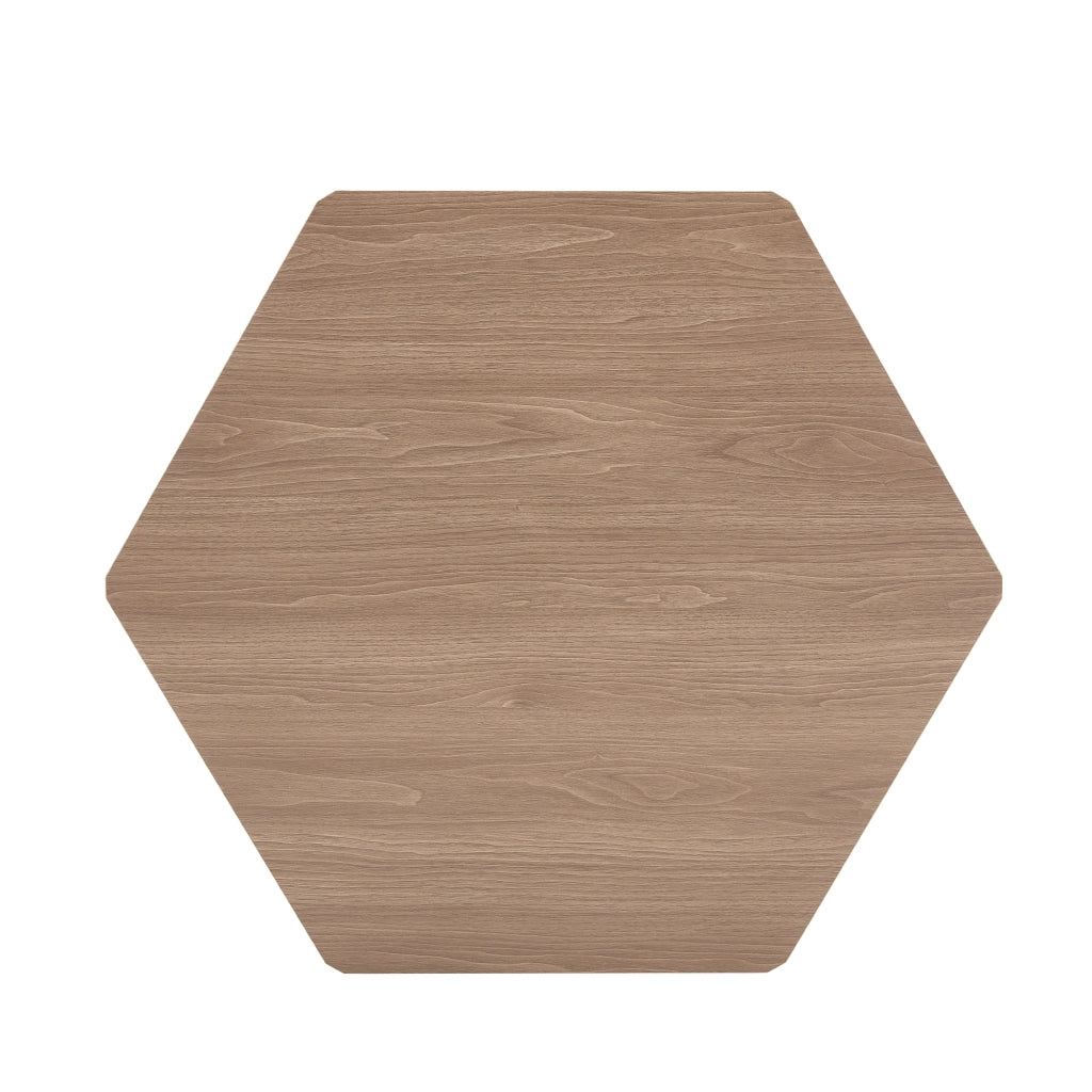 Tavolino da salotto esagonale multifunzionale - Zephmum- 79x69.4x40 cm - Design moderno facile da montare