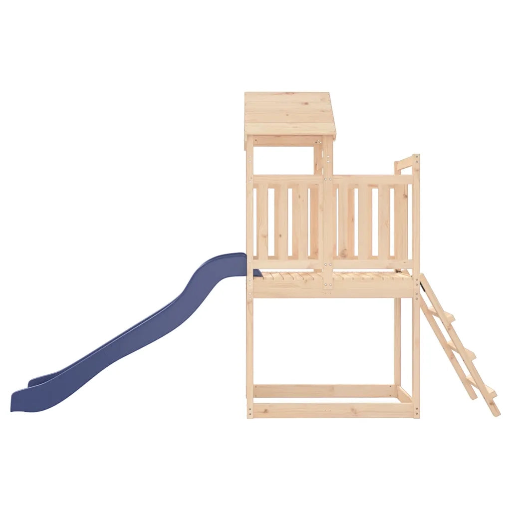 Set da Gioco da Esterno in Legno Massello di Pino CFW1231285