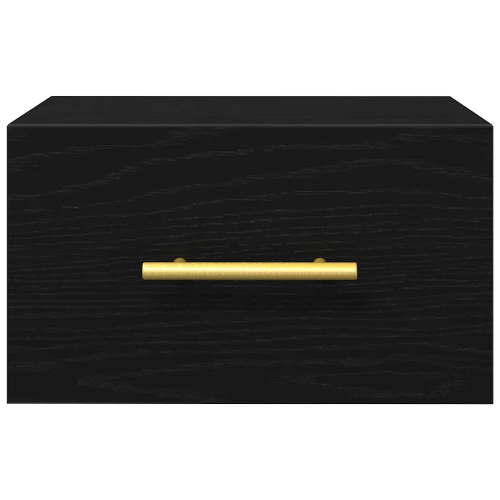 Armadio da Notte 2 pcs Rovere Nero 35 x 35 x 20 cm 863787