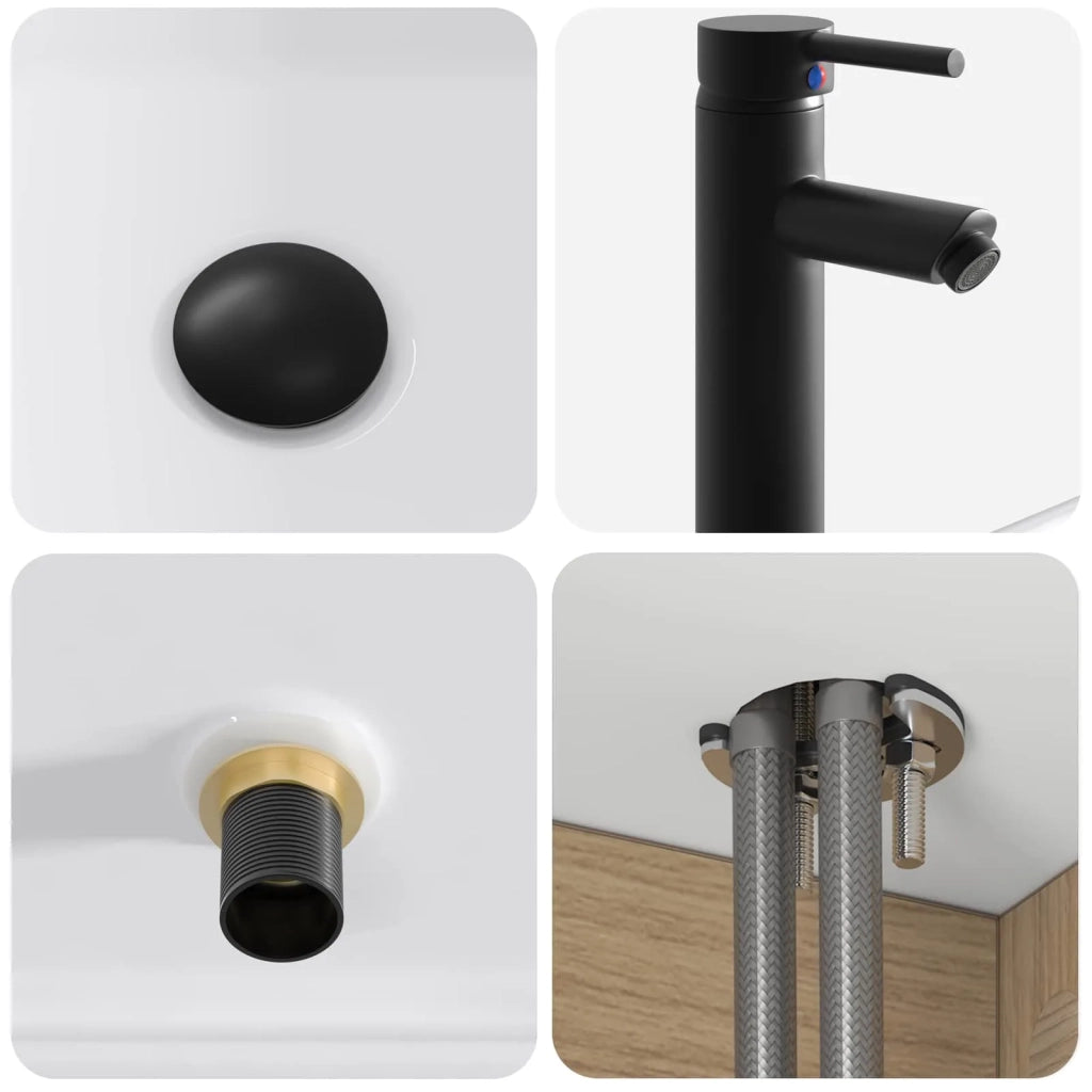 Mobile lavabo da parete Rovere Artigianale 49 x 41 x 63 cm 890571