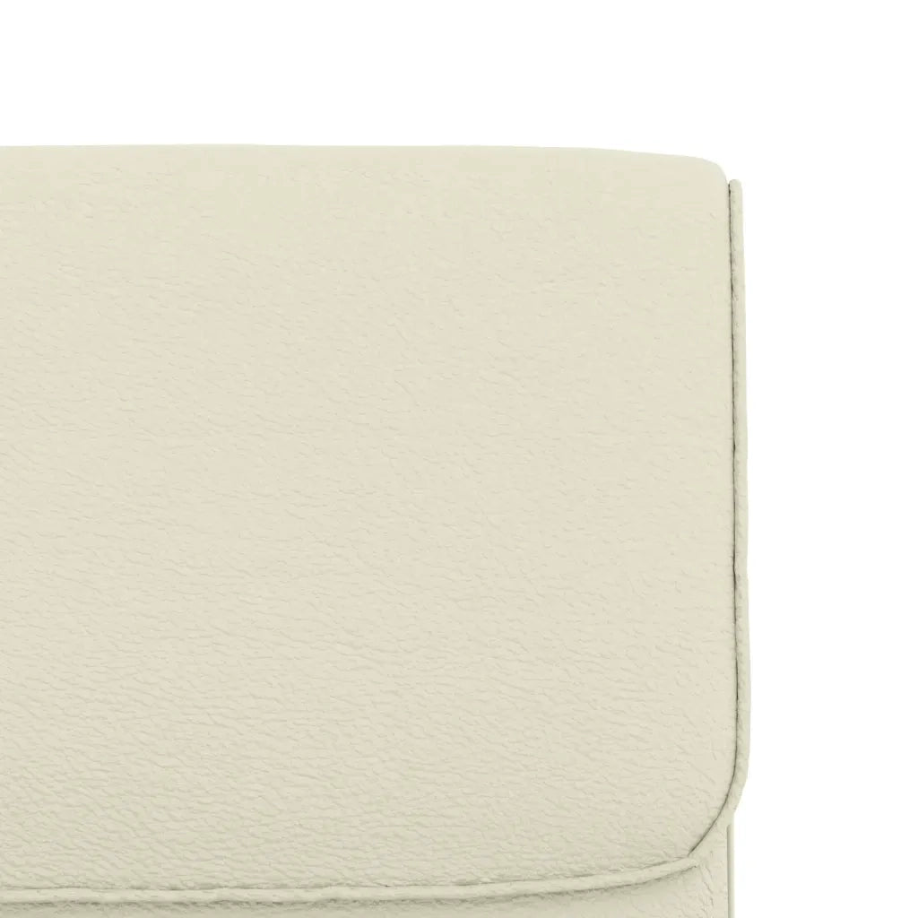 Sedia Lounge Crema 55x64x80 cm in Similpelle cod mxl 14225
