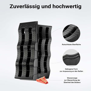 2x cunei livellatori con 3 altezze 40/70/100 mm Rampe per auto max 3,5t Con custodia e livella