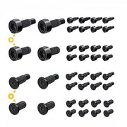 Adatto per Ring/T6T15 interfono intelligente - 40 pezzi - Viti di sicurezza resistenti al furto con schema Torx e fori - Materiali di fissaggio metallici