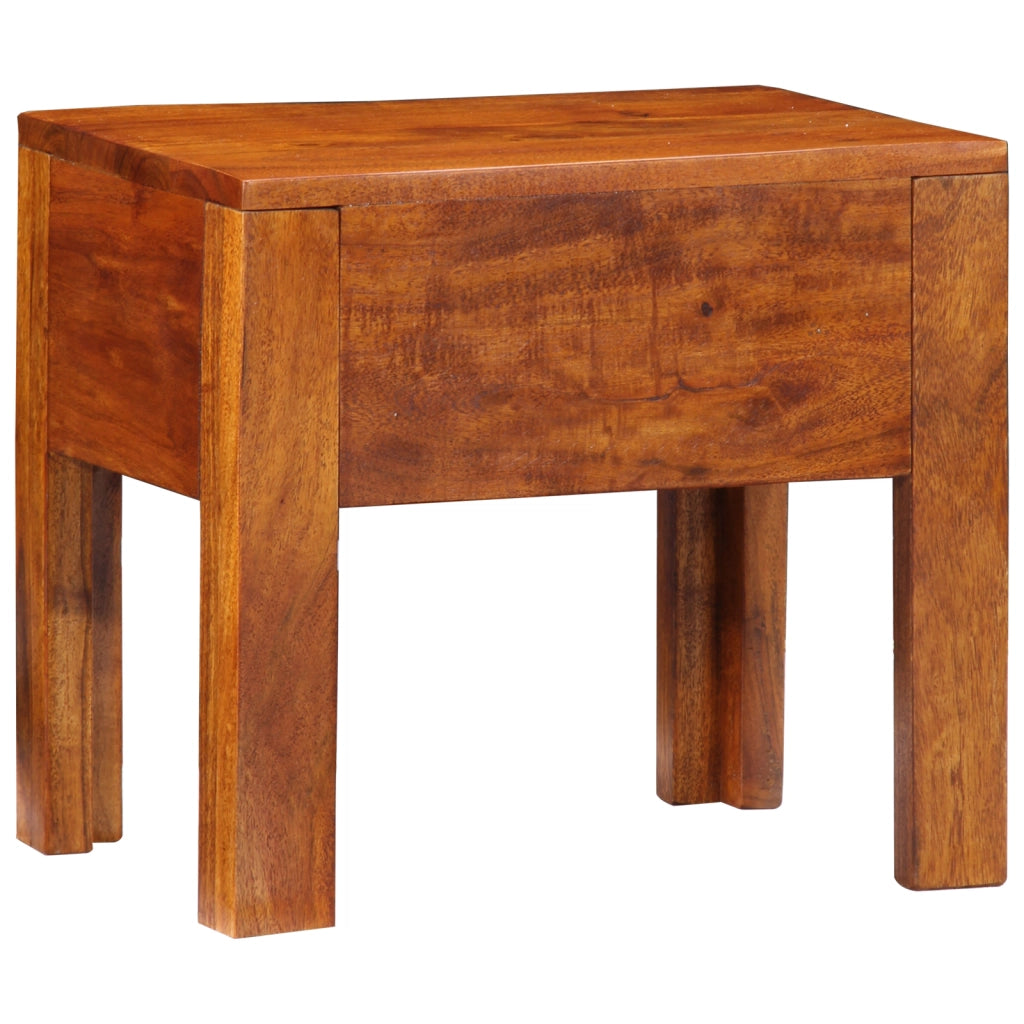 Tavolino  40x30x36 cm in Legno Massello di Acacia