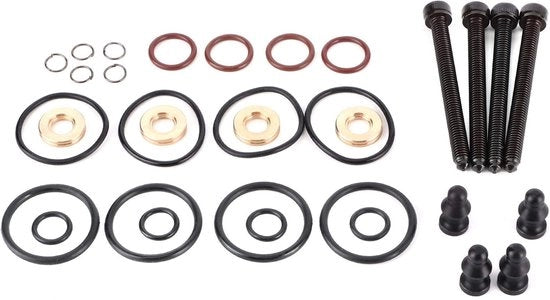 Iniettore - Set di 4 Afdichtingsstrip - Iniettore Carburante - Compatibile con Codici Motori - Resistente ai Colpi - Materiale Duraturo - Kit di Afdichtamento
