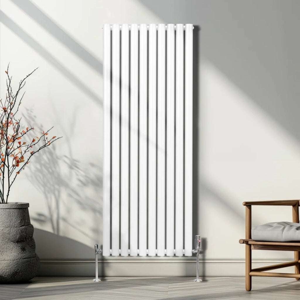 Radiatore a colonna ovale - 1600mm x 600mm - Bianco