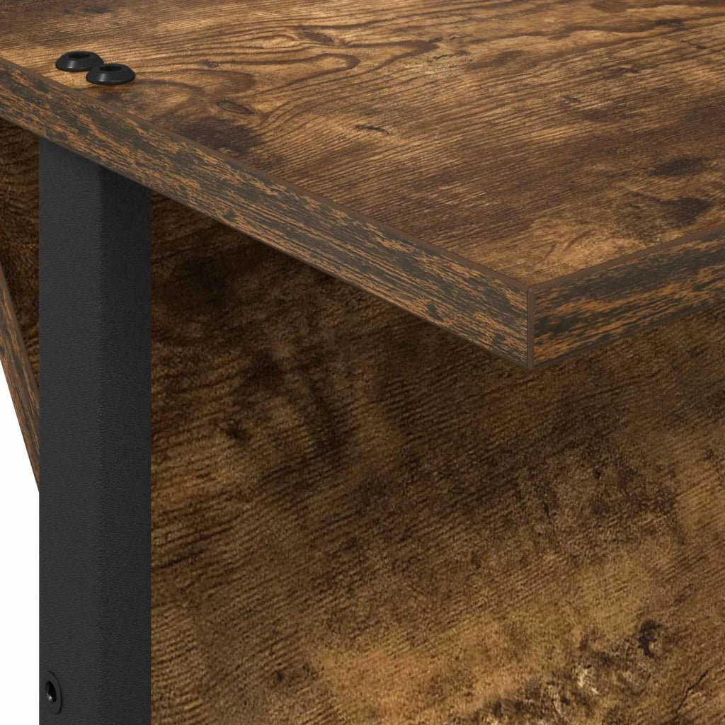 Scaffale per riviste Rovere fumé 68 x 40 x 123.5 cm