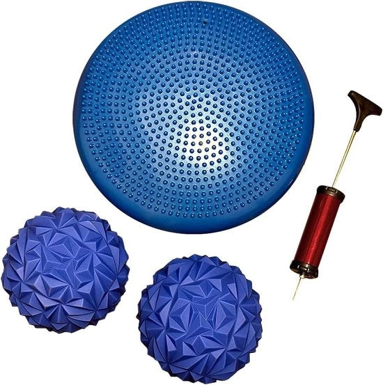 Set di Supporto Wankel Stabile - Panca di Equilibrio e Disco di Equilibrio per Allenamento in Palestra e Fitness