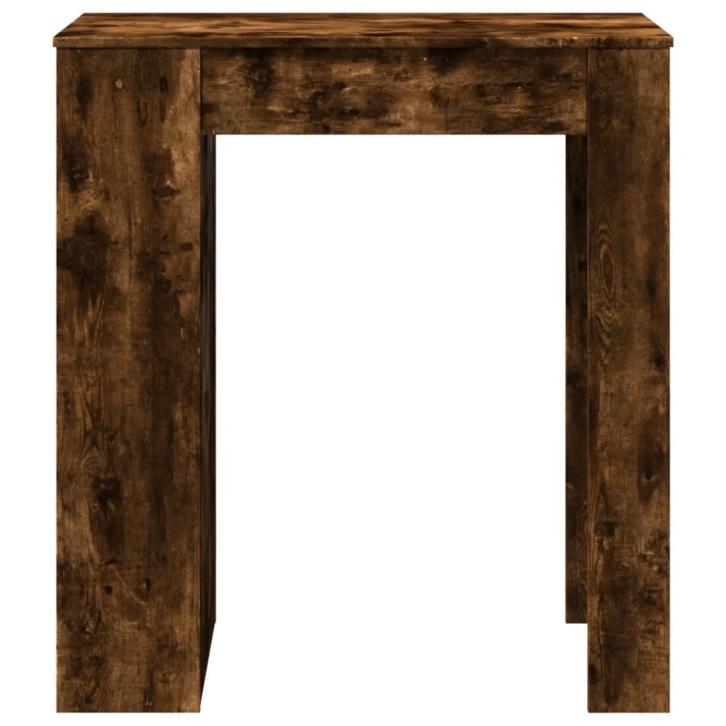 Tavolo Bar con Rastrelliera Rovere 95x47x103,5 cm Multistrato