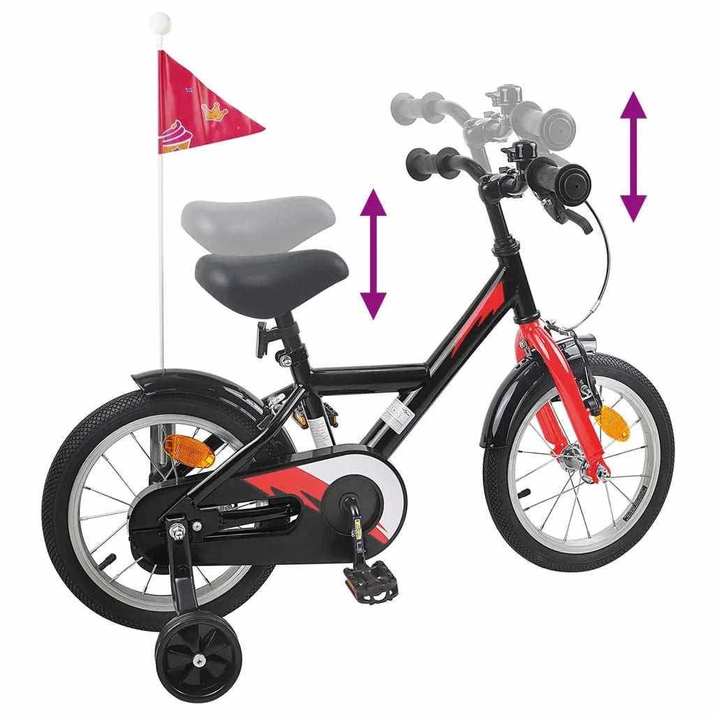 Bicicletta per Bambini 14 Pollici per bambini da 3 a 5 anni