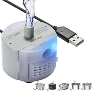 Pompa di Ricambio per Fonte per Gatti con LED per Fontana per Gatti Pompa Silenziosa in Acciaio Inossidabile per Fontana per Gatti (Pompa B)