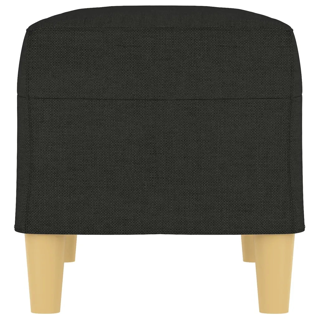 Panca Nero 70x35x41 cm in Tessuto cod mxl 68848