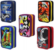 Astuccio corredo 3 zip-Comix Flash,modello casuale