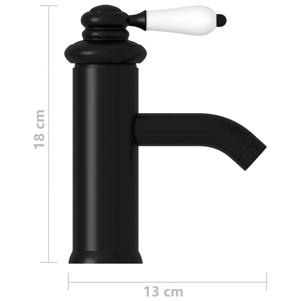 Rubinetto per Lavabo del Bagno Nero 130x180 mm CFW8017248