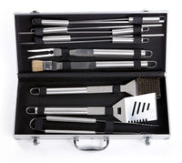 Set 11 Utensili Accessori per Barbecue con Valigetta
