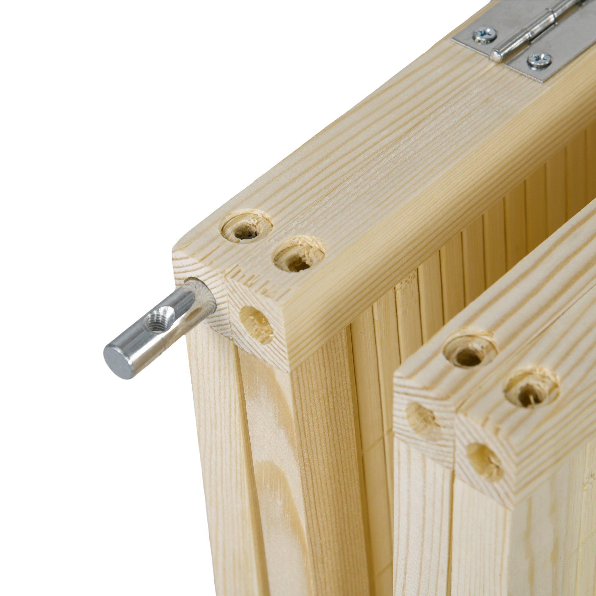 Paravento Separè 4 Pannelli da Interno 180x1,6x180 cm in Bambù di Rattan