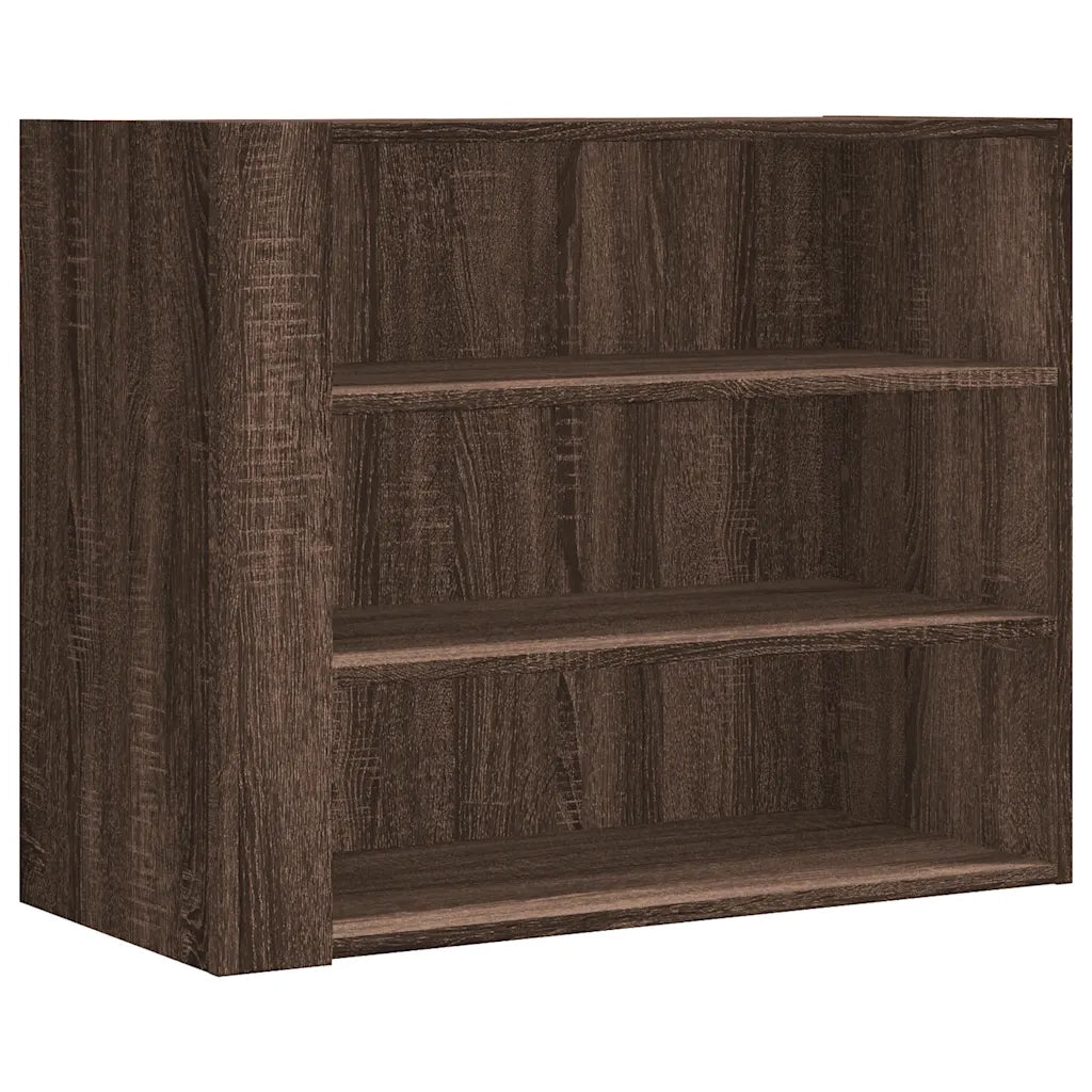Armadietto a Muro Rovere Marrone 75x35x60 cm in Truciolato 848422