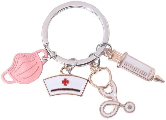 Manicotto per Chiave in Acciaio Inossidabile Artigianale - Regalo per Professionisti Sanitari - Sostenibile - Ideale per un Dono Incentrante - Manicotto per Chiave Medico