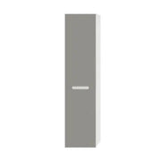 Pensile bagno sospeso rovere bianco e tortora H 140 ante soft-close Iris