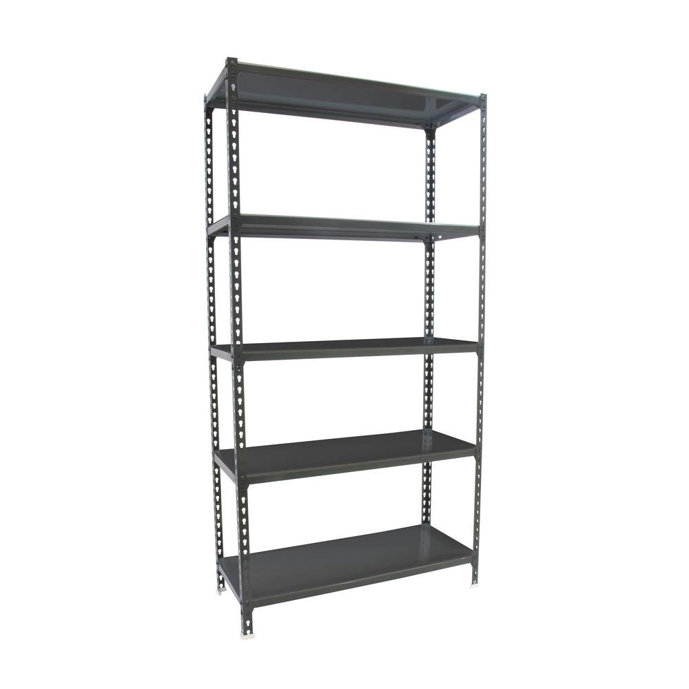 Scaffale in metallo Simon Rack senza viti colore antracite 5 ripiani 2000x1100x500 mm Made in Spain