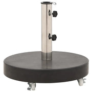 Base per Ombrellone in Granito 30 kg Circolare Nera CFW7609565