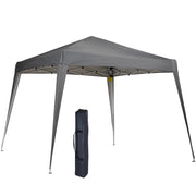 Gazebo pieghevole per giardino ¨C zephmum ¨C grigio 240x240 cm