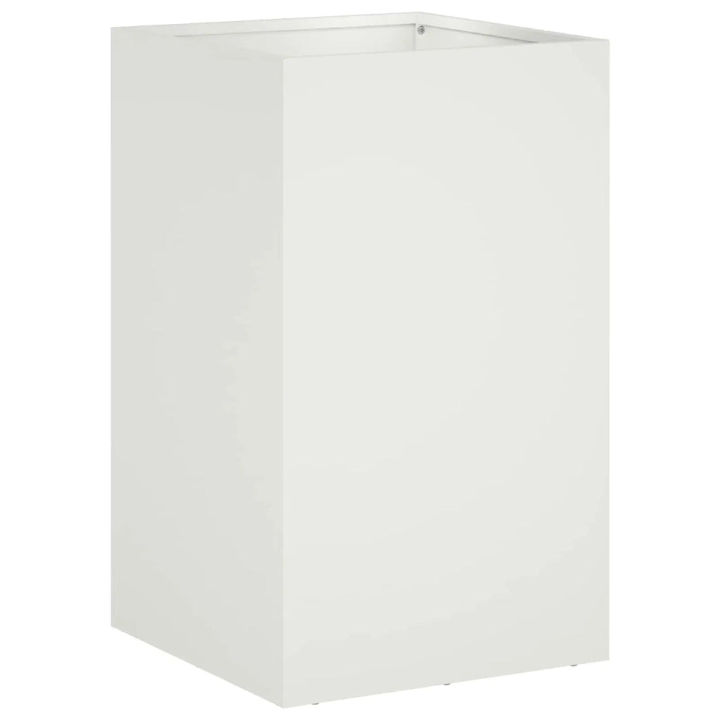 Vaso da giardino 2 pz Bianco 30 x 30 x 40 cm 8005333