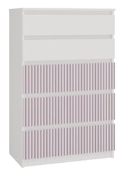 Cassettiera MALWA M5 ARTESO pink rosa per camera e soggiorno