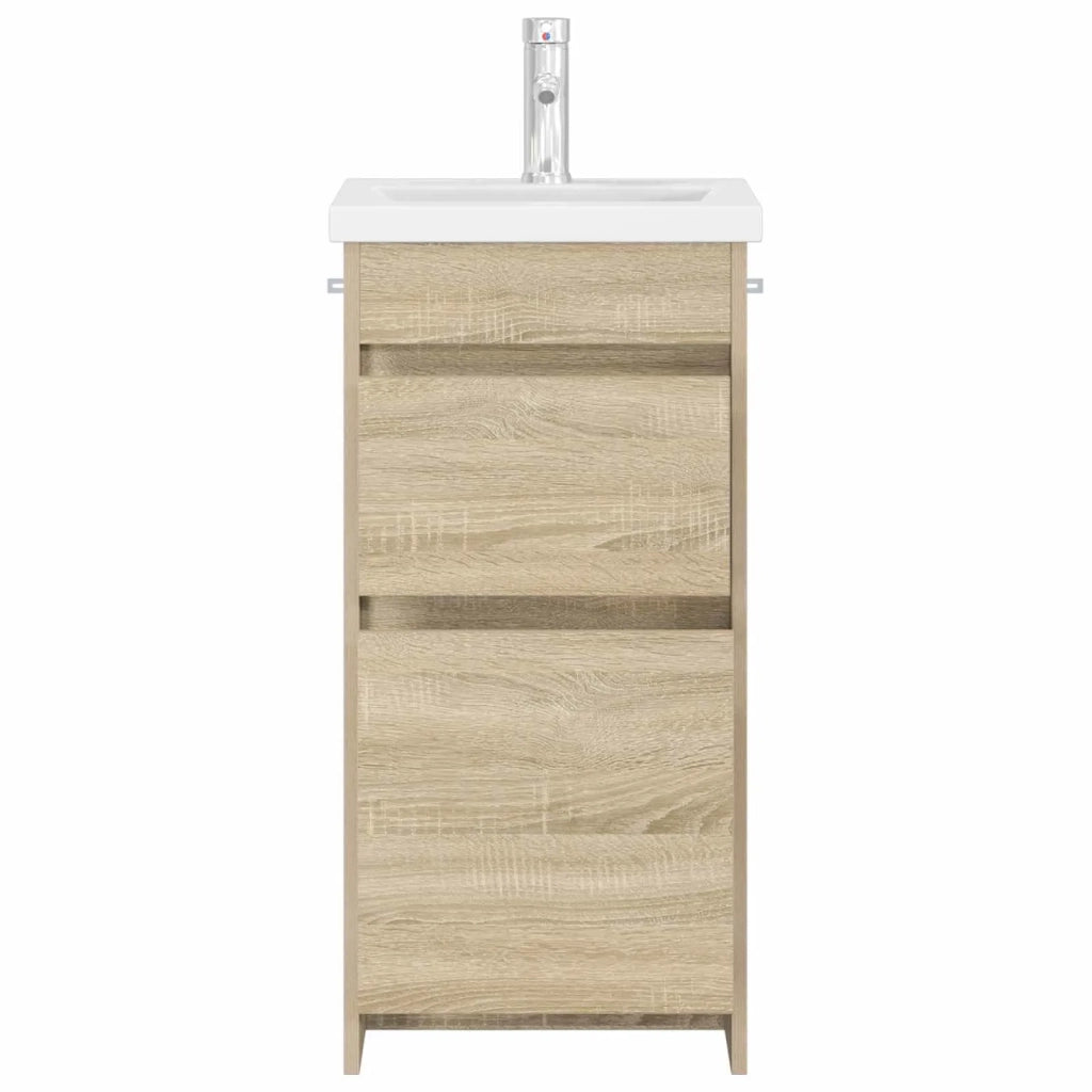 Mobile da bagno con lavabo Rovere Sonoma 42 x 40 x 84,5 cm 890722