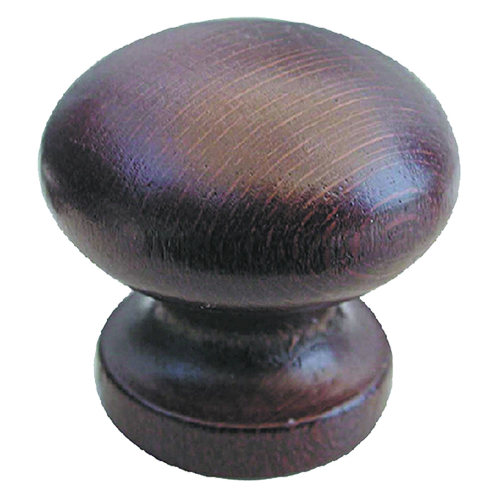 POMOLO LEGNO ART. 101 mm 20 art.101D noce scuro- 25 pezzi