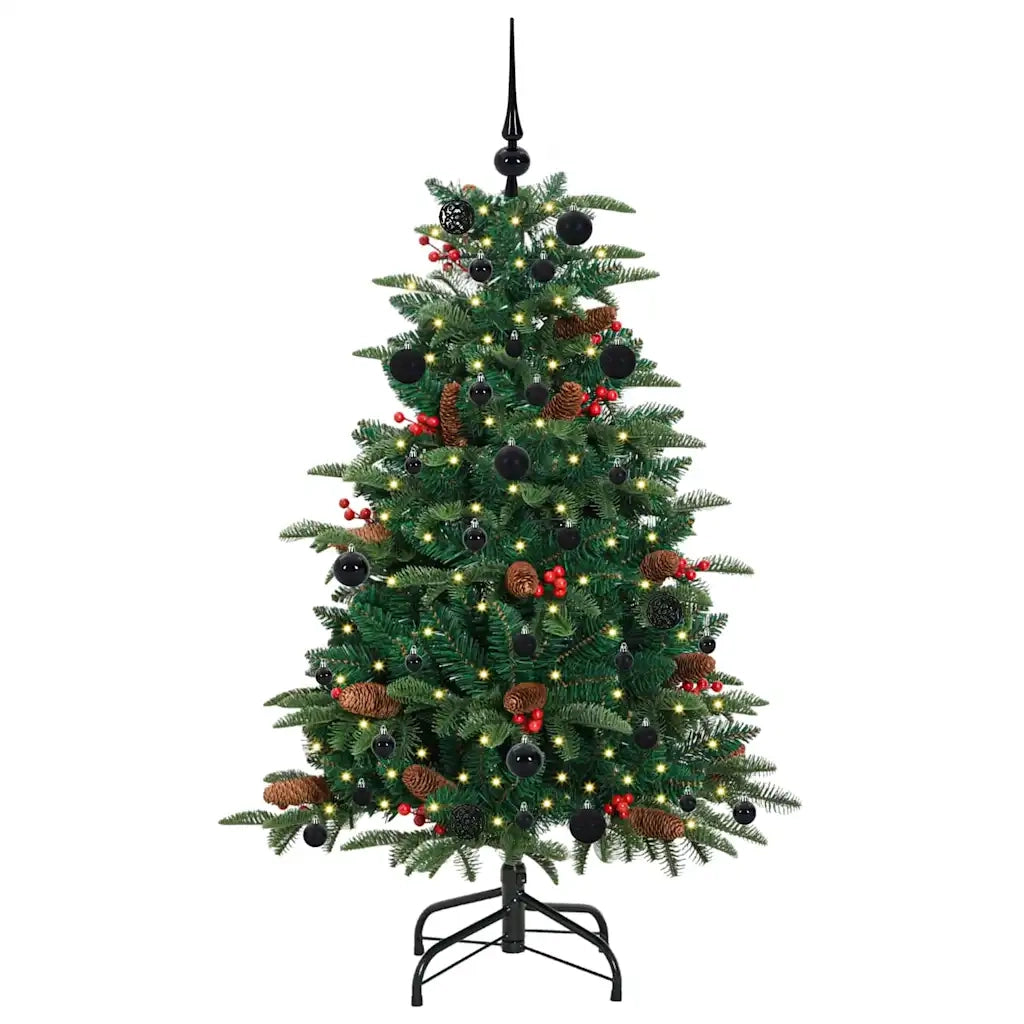 Albero di Natale | Decorazioni natalizie artificiale con 150 LED Verde 150 cm