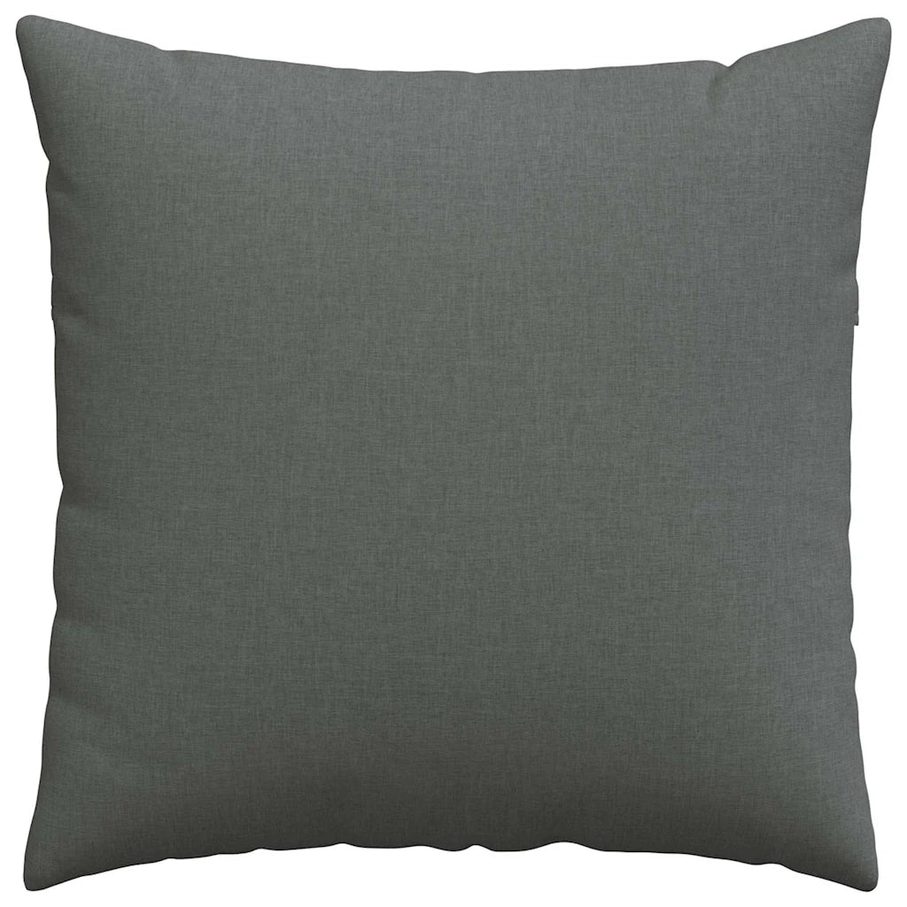 Cuscini da Divano 2 pcs Grigio scuro 60 x 60 cm Tessuto