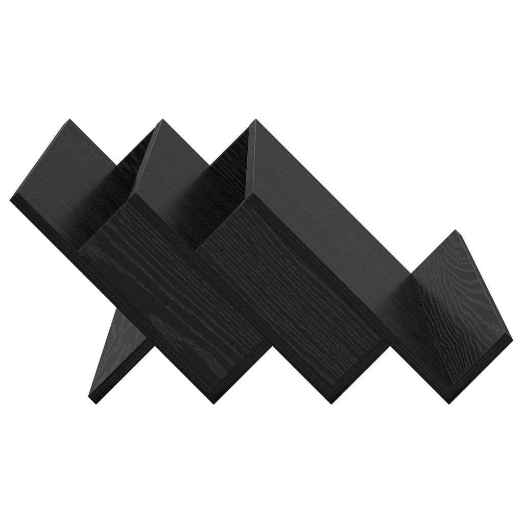 Scaffale per riviste Rovere Nero 65 x 53 x 28,5 cm CFW5481972