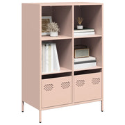 vidaXL Credenza Rosa 68x39x103,5 cm in Acciaio