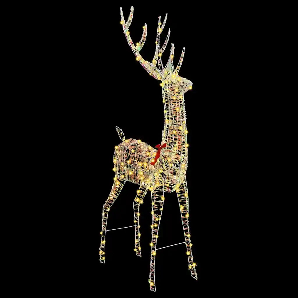 Renna 3D 250 LED Bianco caldo 96 x 40 x 180 cm PET 42019058