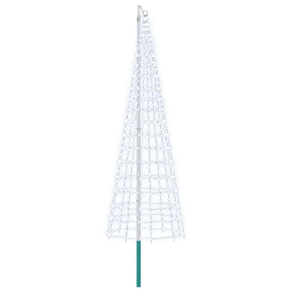 Luci per albero di Natale con picchetti e asta per bandiera 3468889