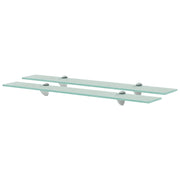Mensole Galleggianti 2 pz in Vetro 70x10 cm 8 mm cod mxl 33023