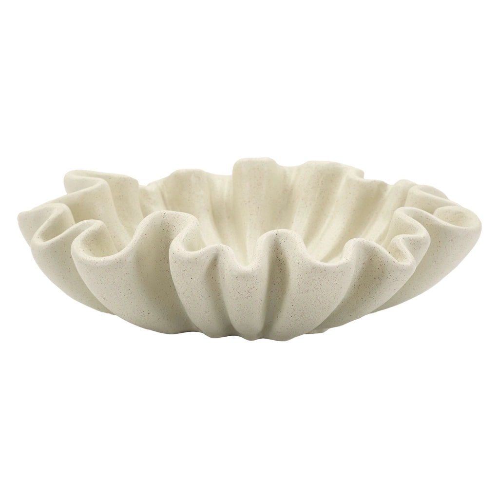 Fanelori, Svuotatasche Effetto Pietra, Bianco Crema