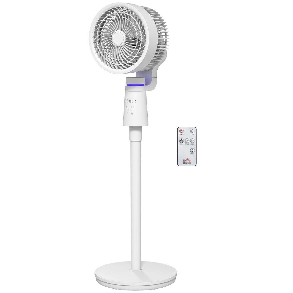 Ventilatore Oscillante a Torre ¨C zephmum ¨C Bianco, Telecomando, Timer 7H, 3 Velocit¨¤