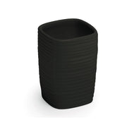 Portaspazzolino Gedy in ceramica nera | Kelly