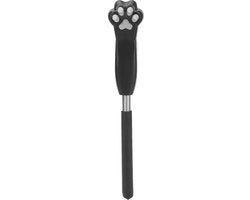 Strumento di pulizia per pavimenti con manico telescopico - manico in silicone - lamiera in acciaio inossidabile - 62,5 cm aperto - grip comodo - massaggio