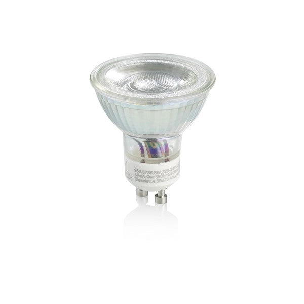 Lampadina LED riflettore argento E27 5W 3000K Trio
