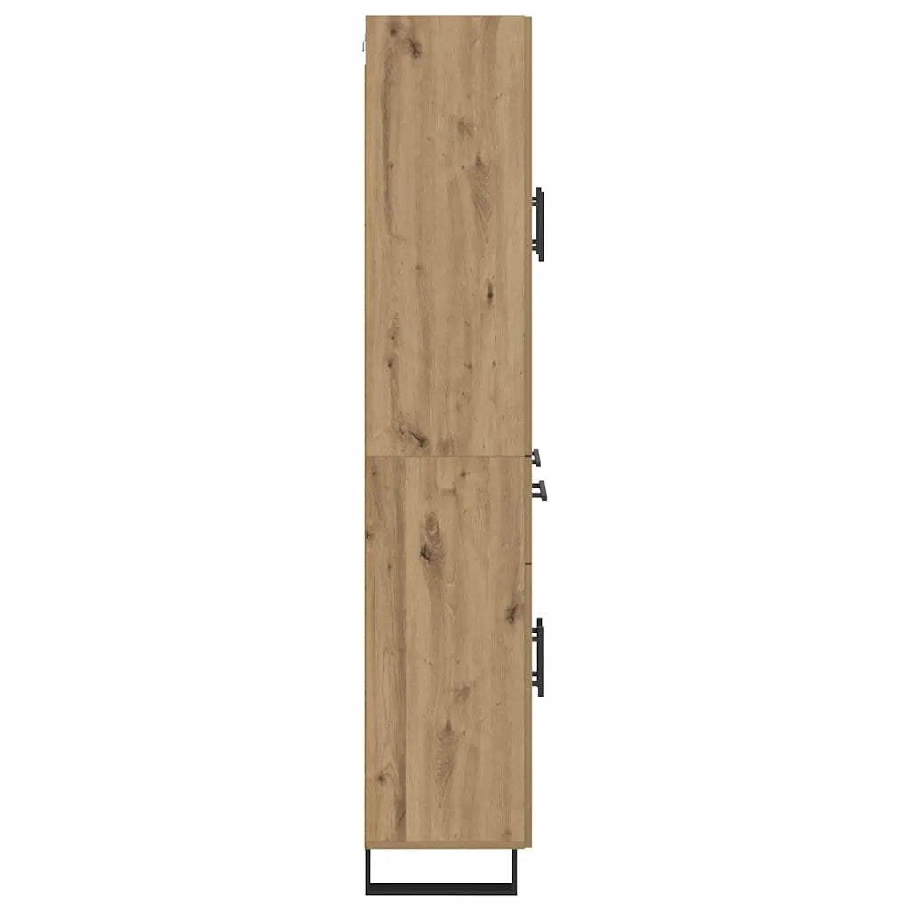 Credenza 2 pcs Rovere artigianale 69,5 x 34 x 180 cm 3415965
