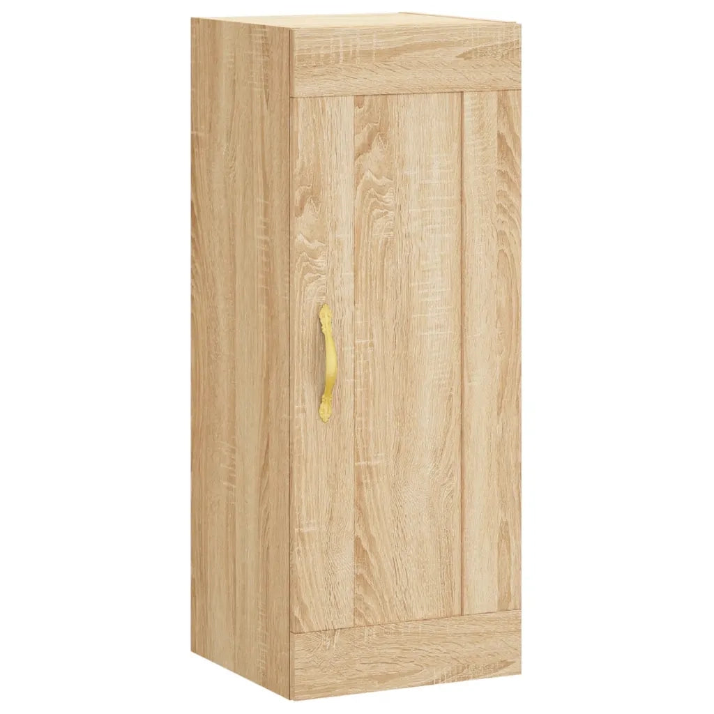 Mobile a Parete Rovere Sonoma 34,5x34x90 cm Legno Multistratocod mxl 122573