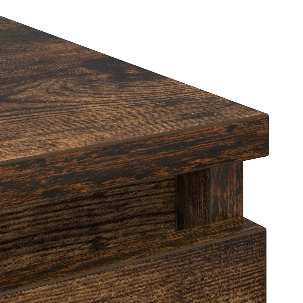 Credenza Rovere Fumo 80x35x99 cm in Legno Multistrato 3328484