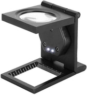 Lozione di Ottica Portatile - Vergogna 30x - Inclinabile e Trasportabile - Nero - Con Illuminazione a LED - Ideale per Anziani e Artigiani