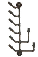 Porta Bottiglie Da Muro Manhattan 8 Posti Cm 40X9X82