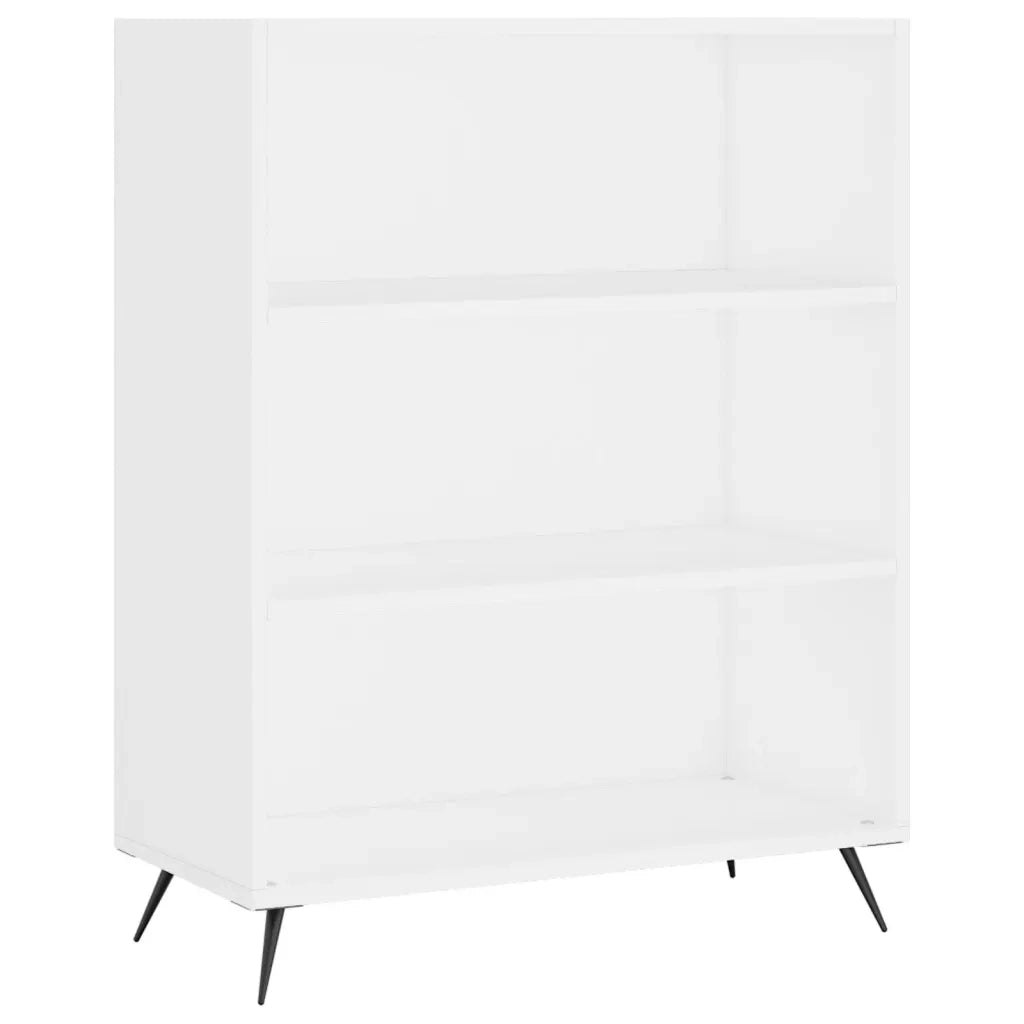 Libreria Bianca 69,5x32,5x90 cm in Legno Multistrato 828332